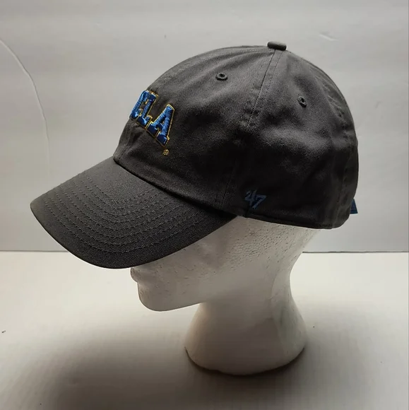 UCLA Basketball Hat Cap Men's One Size Adjustable Grey - Picture 4 of 11